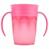Чашка-поильник 200 мл розовый, cheers 360, 6+ месяцев  - миниатюра №2